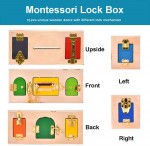 Casuta lemn montessori incuietori locks box2-Jucarii din Lemn si Montessori