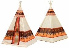 Cort teepee cu 60 bile colorate2-Corturi de joaca