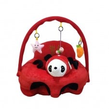 Fotoliu plus scaunel bebe panda rosu jucarie plus-Fotolii Plus