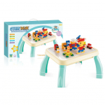 Masuta lego cu set cuburi incluse 2 in 1 Study Desk - HAM BEBE