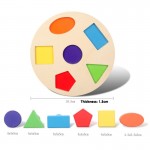 Puzzle montessori 6 forme geometrice vicky basic5-Jucarii din Lemn si Montessori