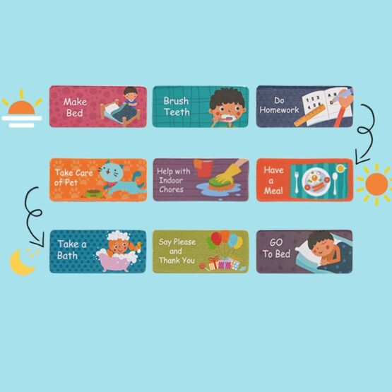 Tabla cu recompense pentru copii panou magnetic5-Jucarii din Lemn si Montessori