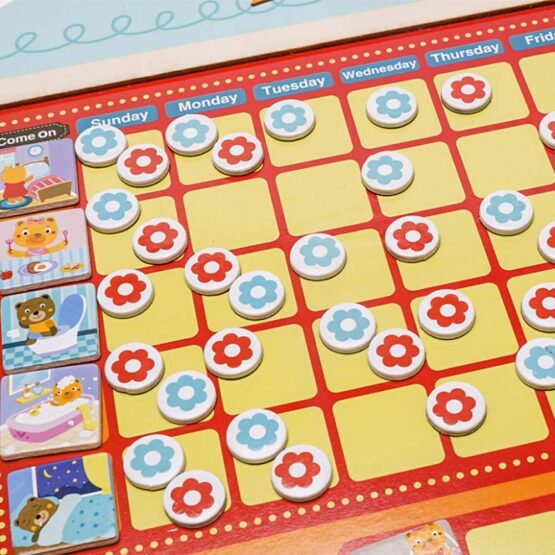 Tabla cu recompense pentru copii panou magnetic6-Jucarii din Lemn si Montessori