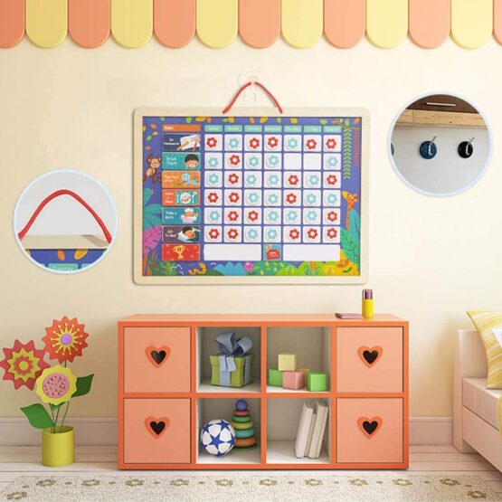 Tabla cu recompense pentru copii panou magnetic7-Jucarii din Lemn si Montessori