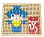 Joc lemn mozaic pixel arts building blocks1-Jucarii Creativitate