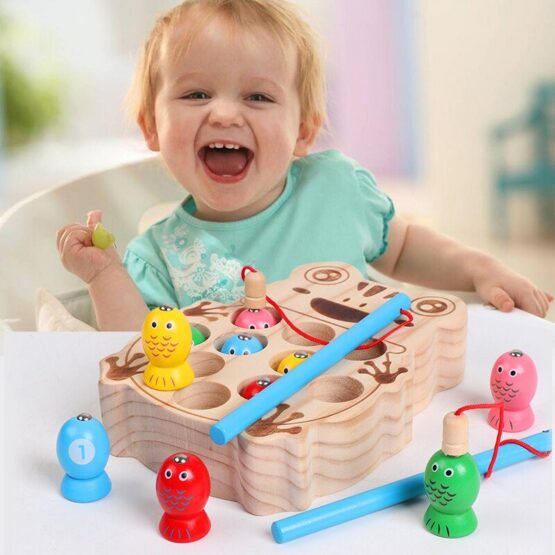 Joc lemn Pescuit Magnetic Broscuta - HAM BEBE