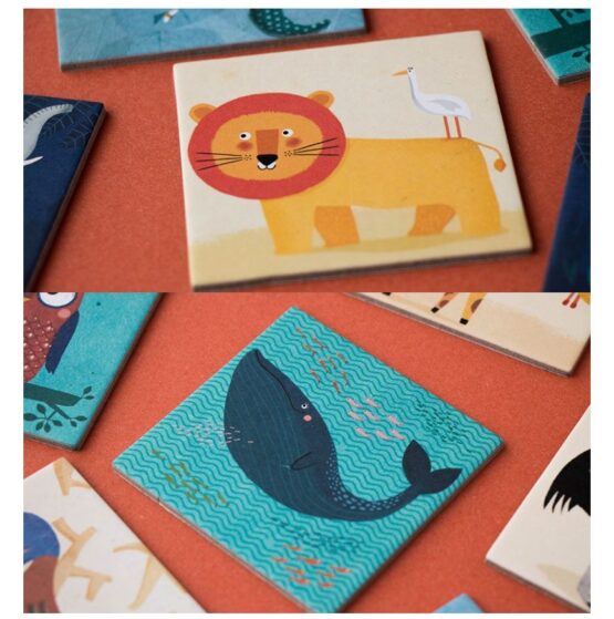 Joc de memorie londji animale salbatice5-Jocuri educationale