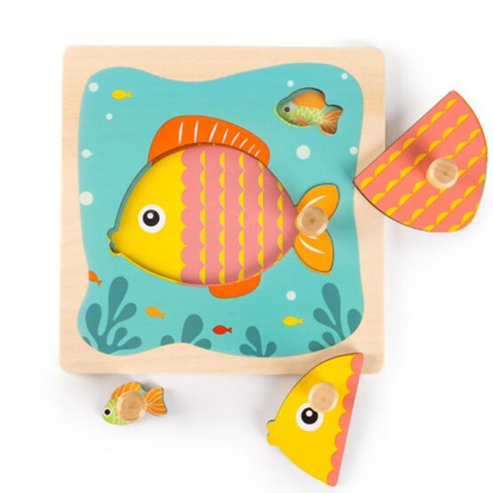 Mini puzzle lemn cu maner incastru ilustrat4-Jucarii din Lemn si Montessori