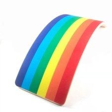 Placa de echilibru din lemn balance board curcubeu rainbow board1-Jucarii din Lemn si Montessori
