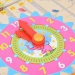 Calendar ceas jucarie copii elefantelul5-Jucarii din Lemn si Montessori