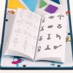 Carte magnetica joc tangram cu modele wisdom cool fort happy5-Jocuri Societate