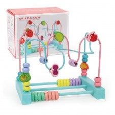 Labirint cu bile Montessori cu abac Fruit Tasting - HAM BEBE
