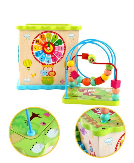 Cub educativ multifunctional treasure chest 5 3-Centre activitati