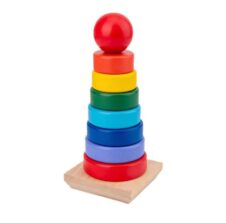 Turn Curcubeu Smart Squirrel Wooden Stacker