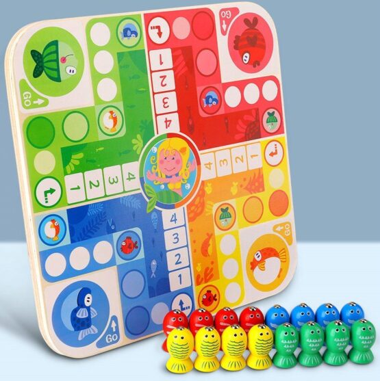 Joc societate 2 in 1 nu te supara frate si pescuit magnetic diad desktop5-Jucarii din Lemn si Montessori
