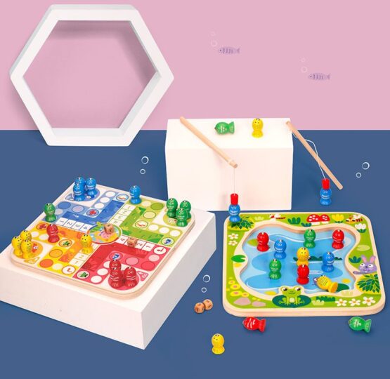 Joc societate 2 in 1 nu te supara frate si pescuit magnetic diad desktop8-Jucarii din Lemn si Montessori
