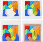 Puzzle tangram mare 14 piese3-Jucarii din Lemn si Montessori