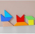 Puzzle tangram mare 14 piese4-Jucarii din Lemn si Montessori