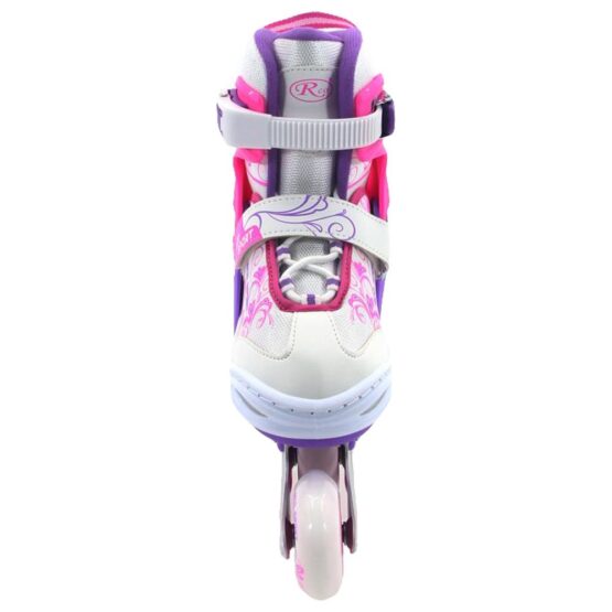 Role reglabile copii fete culoarea roz model ss5015 4-Role si skateboard