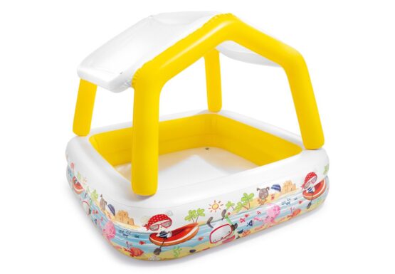 Piscina cu acoperis copii Sun Shade Intex - HAM BEBE