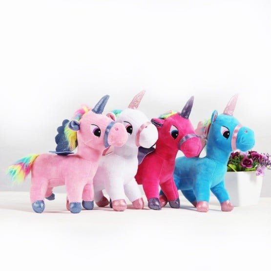 Unicorn jucarie plus Colorful Pony - HAM BEBE