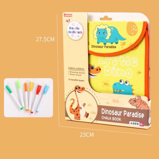 Carte colorat reutilizabila Magic Draw Chalk Book - HAM BEBE