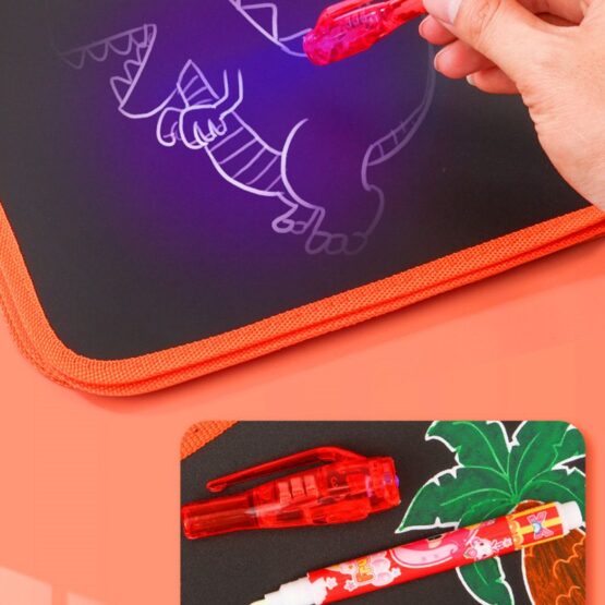 Carte colorat reutilizabila Magic Draw Chalk Book - HAM BEBE