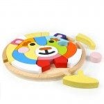 Puzzle 3d din lemn mandala joc educativ montessori leul5-Jucarii din Lemn si Montessori