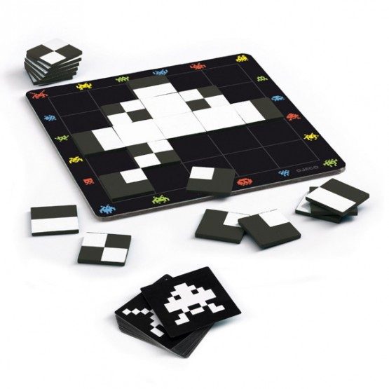 Joc djeco pixel tangram2-Puzzle Copii
