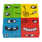 Set cuburi colorate lemn expresii faciale5-Jucarii din Lemn si Montessori