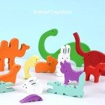 Puzzle creativ cu animale5-Jucarii din Lemn si Montessori