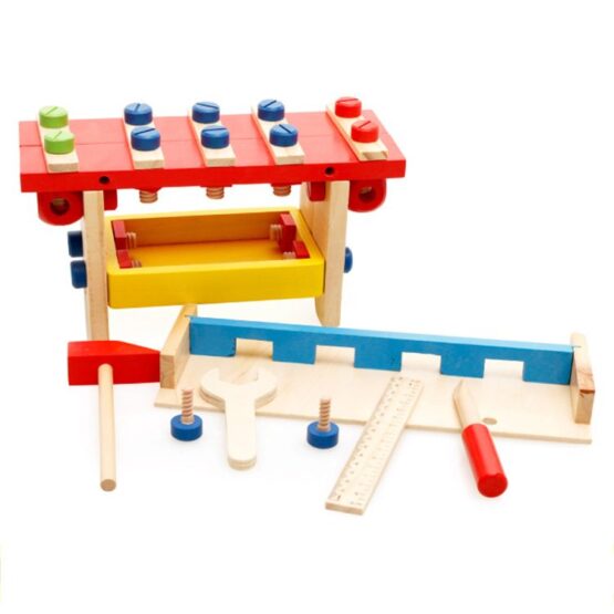Banc scule jucarie lemn puzzle tool2-Bancuri de scule