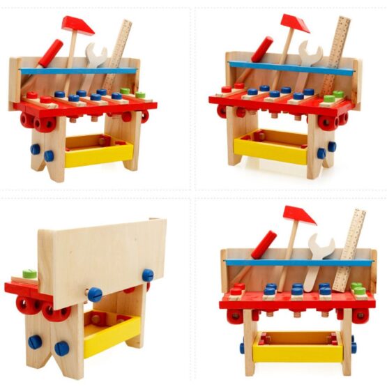 Banc scule jucarie lemn puzzle tool99-Bancuri de scule