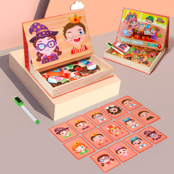 Carte magnetica cu puzzle Costumatii Enjoy Cosplay - HAM BEBE