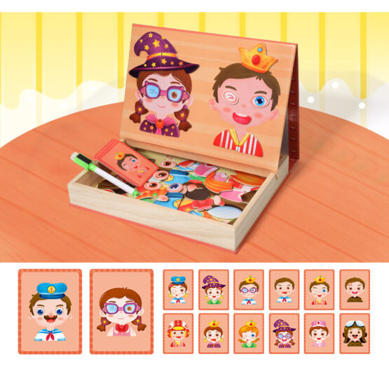 Carte magnetica cu puzzle Costumatii Enjoy Cosplay - HAM BEBE