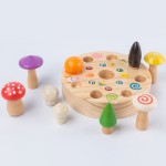 Joc dexteritate ciocanitoarea si ciupercuta3-Jucarii din Lemn si Montessori