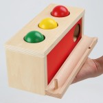 Joc montessori cutia permanentei pista cu 3 bile4-Jucarii din Lemn si Montessori