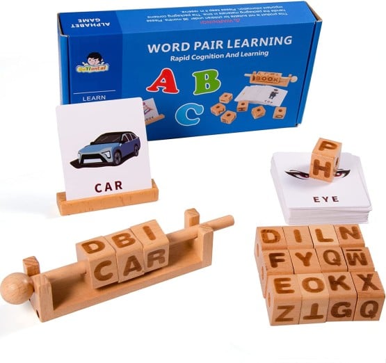 JOC MONTESSORI cuburi cu litere word pair learning1
