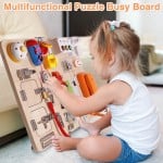 Busy Board Placa activitati Montessori Orange 21 - HAM BEBE