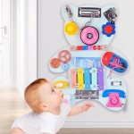 Placa busy board ursulet3-Jucarii din Lemn si Montessori