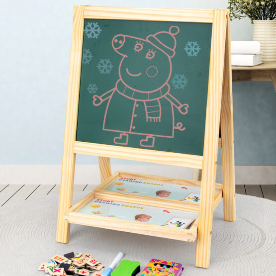 Tabla magnetica si neagra cu accesorii litere, cifre MUT 8850 - HAM BEBE