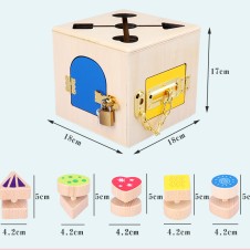 Cub montessori cu incuietori si labirint2-Jucarii din Lemn si Montessori