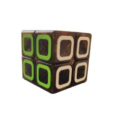 Cub rubik 2x2x2 negru transparent3-Jocuri Inteligenta