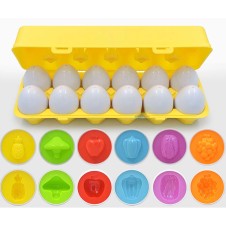 Joc matching eggs cu fructe si legume5-Jucarii din Lemn si Montessori