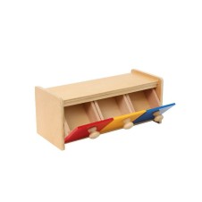 Cutia cu sertare Montessori - 3 sertare colorate - HAM BEBE