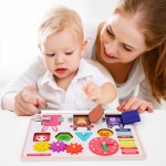 Mini busy board montessori cu calendar3-Jucarii din Lemn si Montessori