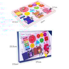 Mini busy board montessori cu calendar41-Jucarii din Lemn si Montessori
