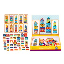 Carte magnetica puzzle constructii joc educativ copii1-Table si jocuri magnetice