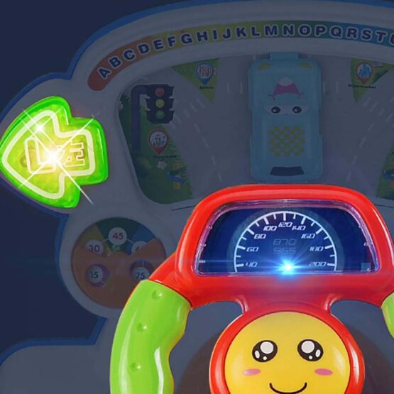 Volan de jucarie interactiv cu lumini si melodii - HAM BEBE