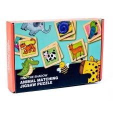 Joc Asocieri si Jocul Umbrelor Animal Matching Jigsaw